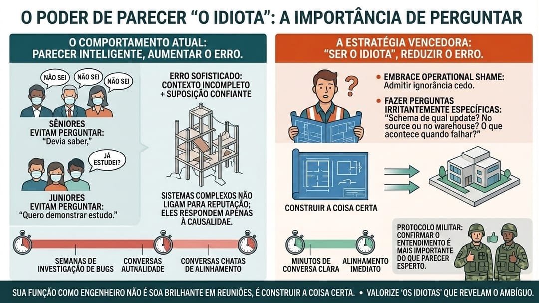 Sobre a Engenharia e a Coragem de ser o Idiota